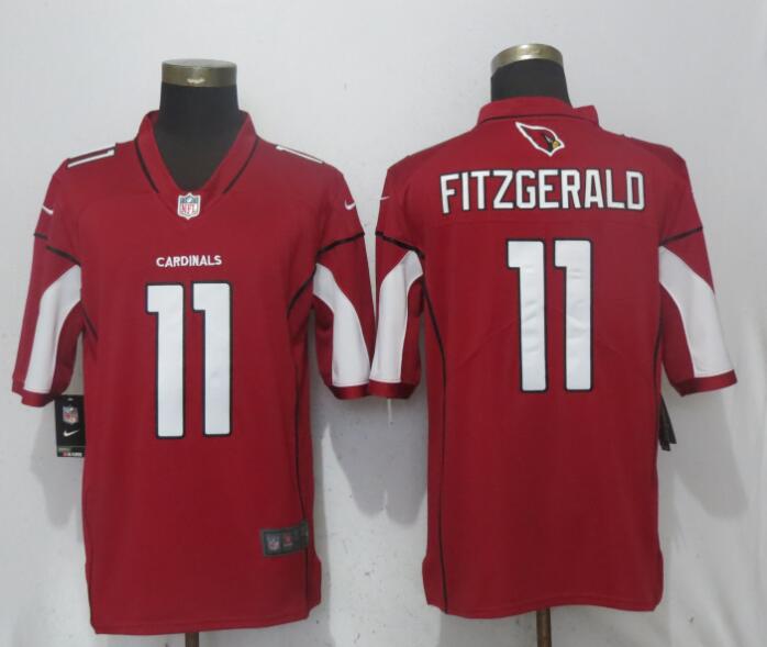 Men Arizona Cardinals 11 Fitzgerald Red Nike Vapor Untouchable Limited Playe NFL Jerseys